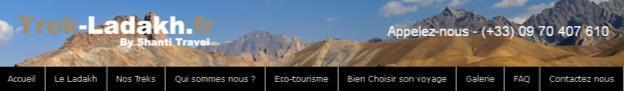 Un site 100% dédié au Ladakh, par Shanti Travel  Un site 100% dédié au Ladakh, par Shanti Travel