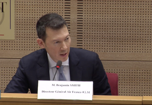 Benjamin Smith, mercredi 16 janvier au Sénat © Public Sénat Benjamin Smith, mercredi 16 janvier au Sénat © Public Sénat