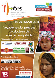 ATES : voyage au cœur du commerce équitable le 26 mai à Paris ATES : voyage au cœur du commerce équitable le 26 mai à Paris