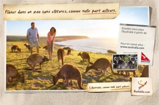 Tourism Australia s'affiche à nouveau dans le métro parisien Tourism Australia s'affiche à nouveau dans le métro parisien