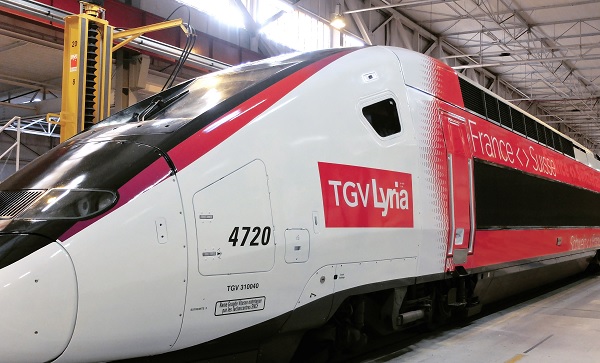 TGV Lyria dévoile les couleurs de sa nouvelle flotte