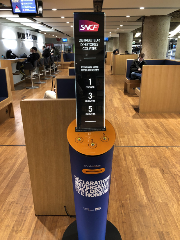 Quelques minutes avant de monter dans le train ? Utilisez-les intelligemment ! /crédit photo JDL Quelques minutes avant de monter dans le train ? Utilisez-les intelligemment ! /crédit photo JDL