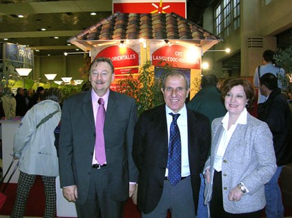 Christine Pujol présidente déléguée du CRT, Frédéric Lopez président de la Commission tourisme du Conseil Régional, Dominique Klépandy dléégué général du CRT Christine Pujol présidente déléguée du CRT, Frédéric Lopez président de la Commission tourisme du Conseil Régional, Dominique Klépandy dléégué général du CRT