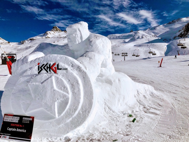 Chaque année, un concours de sculptures de neige anime les pistes - DR : JDL