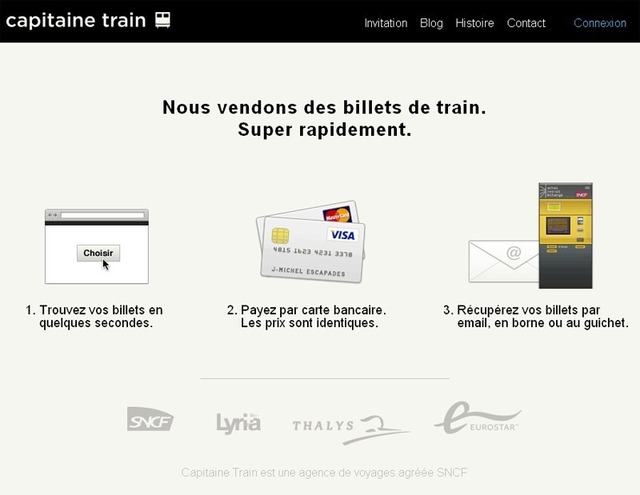 Capitainetrain.com : la vente en ligne de billetterie train en version simplifiée Capitainetrain.com : la vente en ligne de billetterie train en version simplifiée
