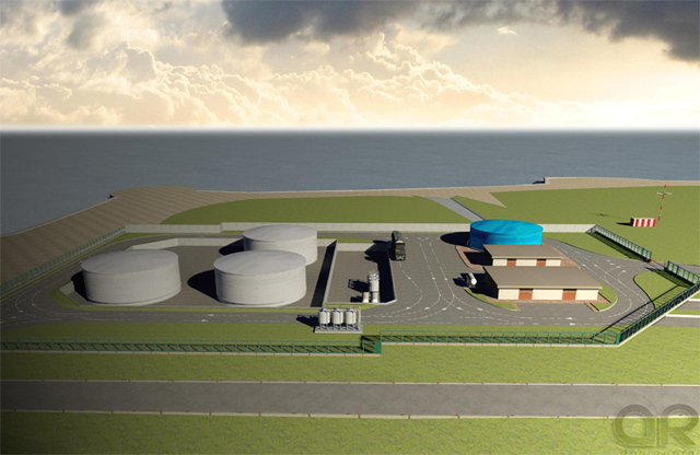 Le futur site pétrolier de l'aéroport Nice Côte d’Azur - DR