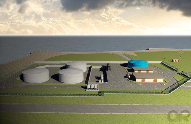 Le futur site pétrolier de l'aéroport Nice Côte d’Azur - DR Le futur site pétrolier de l'aéroport Nice Côte d’Azur - DR