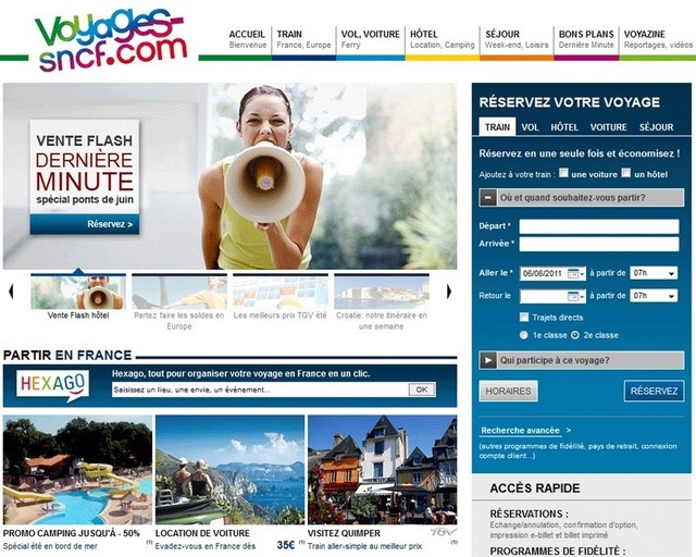 Europe : la SNCF, sur la 3e marche du podium des sites web les plus visités Europe : la SNCF, sur la 3e marche du podium des sites web les plus visités