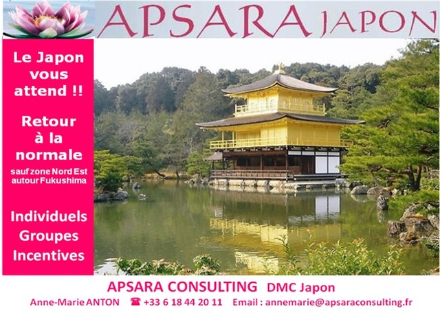 APSARA JAPON : LE SOLEIL BRILLE AU JAPON !