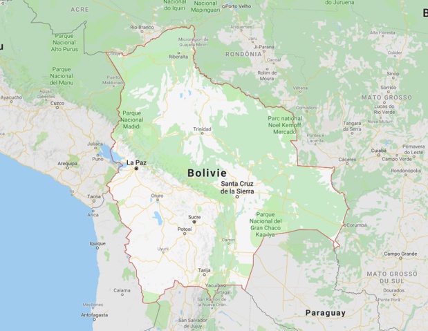 En raison des inondations et des éboulements, des routes sont coupées (notamment entre Coroico et Caranavi, dans le Département de La Paz) - DR Google Map En raison des inondations et des éboulements, des routes sont coupées (notamment entre Coroico et Caranavi, dans le Département de La Paz) - DR Google Map