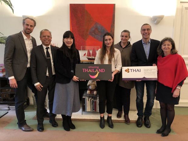 La remise des prix a été effectuée dans les bureaux d'Asia - DR La remise des prix a été effectuée dans les bureaux d'Asia - DR