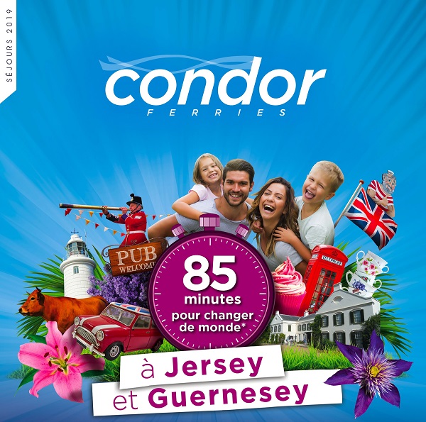 Condor Ferries sort sa brochure 2019 pour les séjours individuels