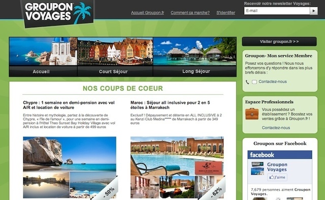 Groupon Voyages, est-il rentable professionnels ?