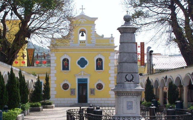 Un bel exemple d'architecture portugaise sur l'île de Coloane.