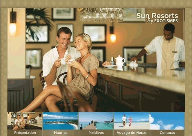 Exotismes lance un site B2B commun avec Sun Resorts