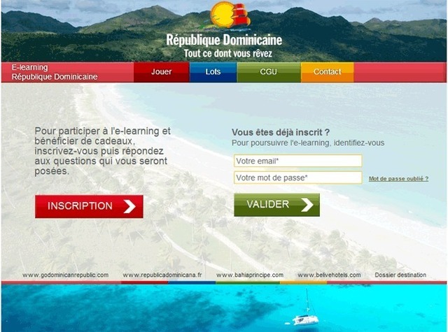 La République Dominicaine lance son e-learning. La République Dominicaine lance son e-learning.