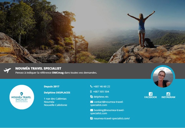 Noumea Travel Specialist rejoint l'annuaire des réceptifs - DR Noumea Travel Specialist rejoint l'annuaire des réceptifs - DR