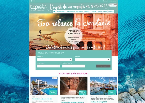 Top of Travel lance un nouveau site pro dédié aux groupes