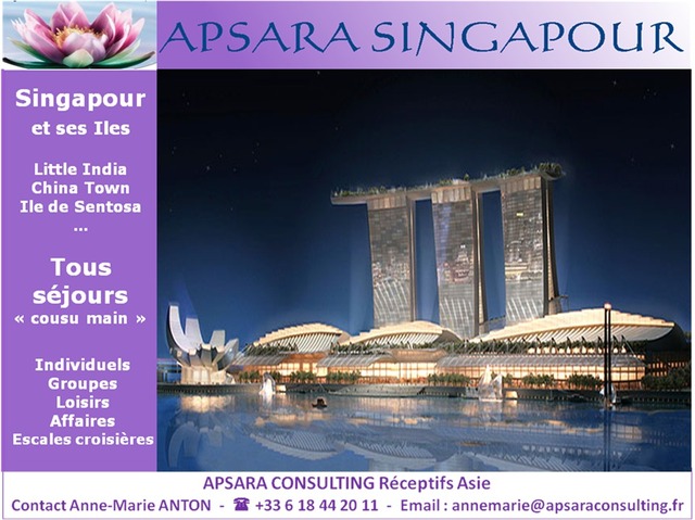 APSARA SINGAPOUR:  « FASCINANTE ASIE D’AVANT-GARDE »