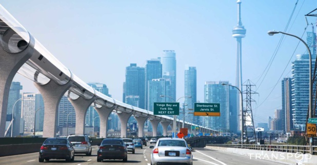 Les projets d'implantation du concept Hyperloop vont bon train /crédit photo TransPod Les projets d'implantation du concept Hyperloop vont bon train /crédit photo TransPod