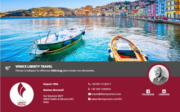 Venice Liberty Travel rejoint DMCMag.com - DR Venice Liberty Travel rejoint DMCMag.com - DR