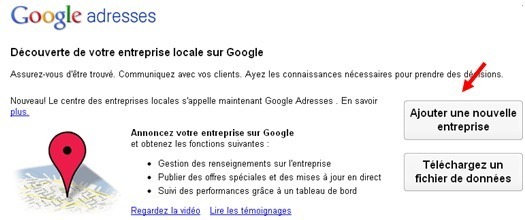 Entreprises : comment tirer parti de la géolocalisation grâce à Google Adresses Entreprises : comment tirer parti de la géolocalisation grâce à Google Adresses