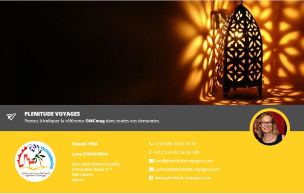 Plénitude Voyages rejoint DMCMag.com - DR Plénitude Voyages rejoint DMCMag.com - DR