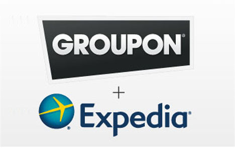 Groupon a lancé ses cinq premières offres en partenariat avec Expedia