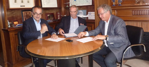 Lionel Guérin, Président de la FNAM, Georges Colson, Président du SNAV, René-Marc Chikli, Président du Ceto