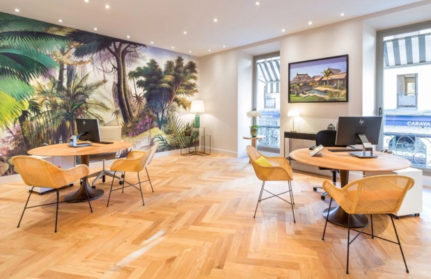 L'espace de 130 m² est installé au 1er étage du Palais Querçy, ancien palais niçois, situé au-dessus de la boutique Chanel. - Photo Club Med L'espace de 130 m² est installé au 1er étage du Palais Querçy, ancien palais niçois, situé au-dessus de la boutique Chanel. - Photo Club Med