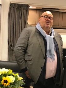 Michel Salaün à bord du Motor Home - DR DG Michel Salaün à bord du Motor Home - DR DG