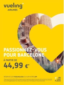 Vueling s'affiche en région parisienne Vueling s'affiche en région parisienne