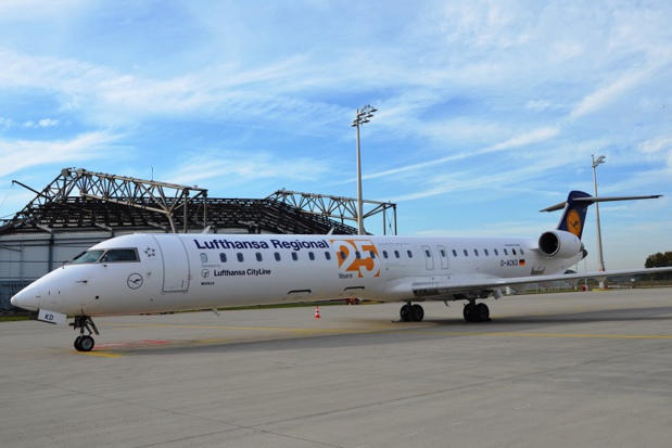 Les vols seront opérés avec un Bombardier CRJ900 de 90 sièges de Lufthansa CityLine - DR : Lufthansa Group