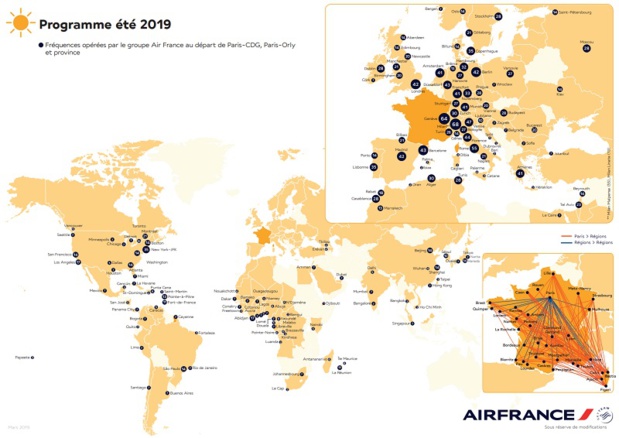 Etats-Unis, Japon, Corse, Italie, Grèce... Air France-KLM dévoile son programme pour l'été 2019