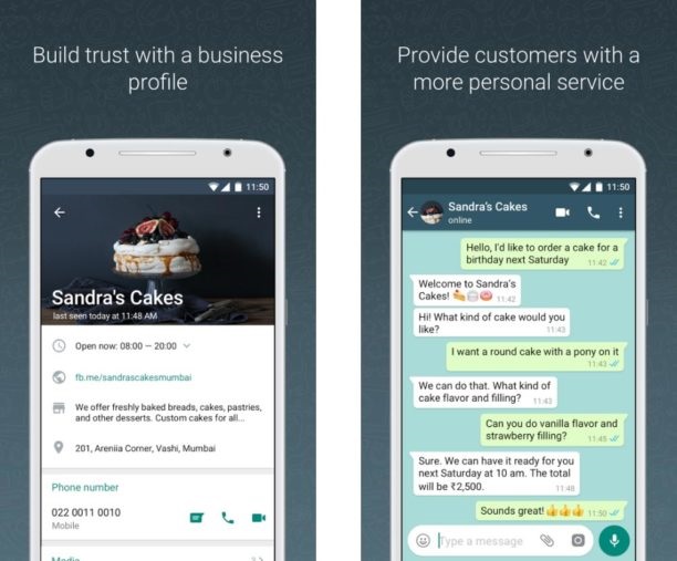 Whatsapp Business : une application pour automatiser les échanges avec ses clients - crédit photo : Whatsapp Business