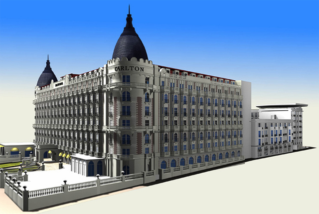Le projet prévoit la rénovation et la mise en conformité de l’hôtel et une extension à l’arrière du bâtiment actuel - DR Le projet prévoit la rénovation et la mise en conformité de l’hôtel et une extension à l’arrière du bâtiment actuel - DR