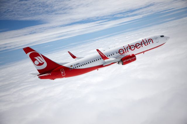 Malgré un chiffre d’affaires en hausse de 27,3% à 1,16 milliard d’euros, la perte opérationnelle d'Air Berlin s’accentue à -32,2 millions - DR : Air Berlin