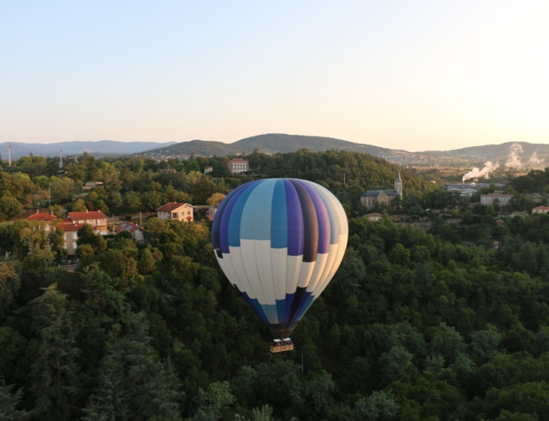 C'est à Annonay, en 1783, que Joseph et Etienne de Montgolfier ont fait décoller pour la première fois une montgolfière - DR : J.-F.R.