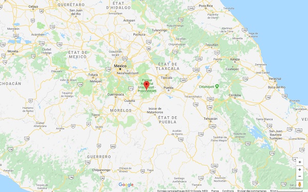 Mexique : le volcan Popocatépetl est entré en éruption