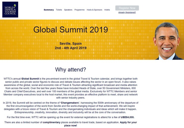 Séville : TourMaG.com, partenaire média exclusif pour la France du WTTC Séville : TourMaG.com, partenaire média exclusif pour la France du WTTC