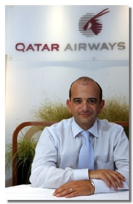 Eric Didier, directeur général de Qatar Airways France Eric Didier, directeur général de Qatar Airways France