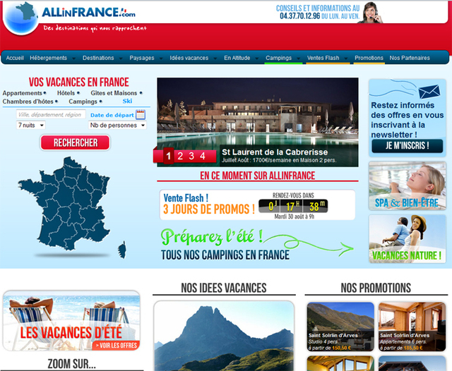 Allinfrance.com change d'actionnaires Allinfrance.com change d'actionnaires
