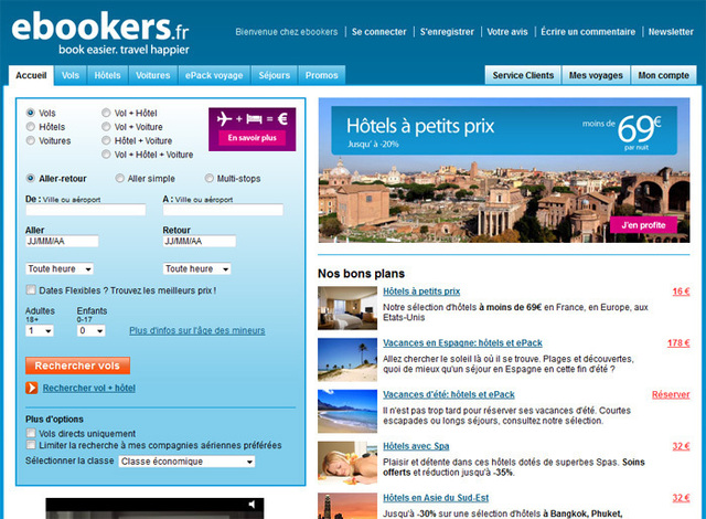 ebookers : les vols secs, les nuitées et le package dynamique en hausse cet été ebookers : les vols secs, les nuitées et le package dynamique en hausse cet été
