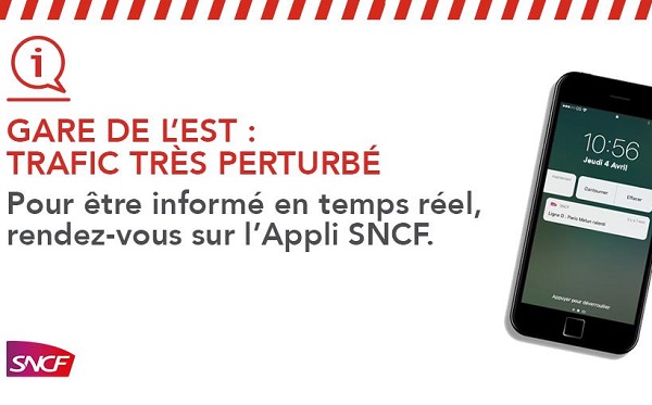 Gare de l'Est : le trafic fortement perturbé en raison d'une panne informatique - Crédit photo : SNCF