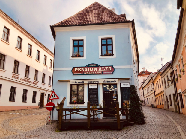 La paisible ville de Tabor, destination touristique sur la route qui relie Prague à Český Krumlov /crédit photo JDL