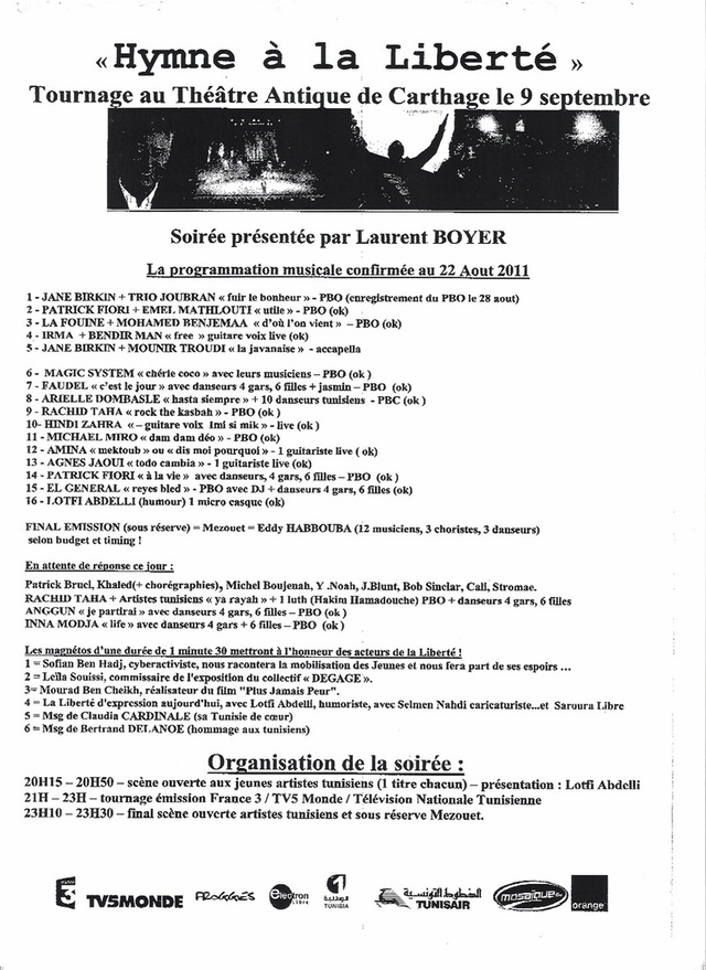Cliquer pour agrandir le programme Cliquer pour agrandir le programme