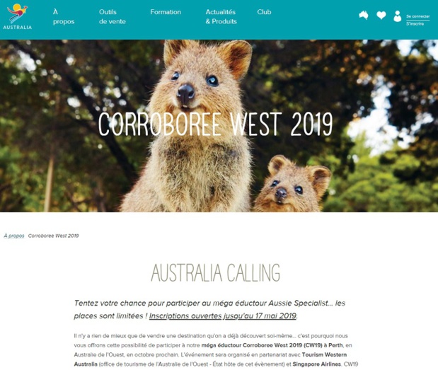 Australie : les inscriptions pour le Corroboree West 2019 sont ouvertes Australie : les inscriptions pour le Corroboree West 2019 sont ouvertes