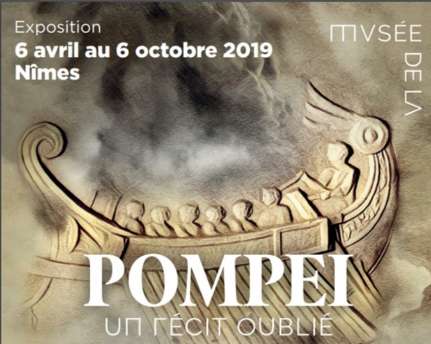 Depuis la base navale de Misène, Pline l’ancien, homme de lettres et amiral de la flotte romaine, observe le phénomène et décide d’appareiller douze navires pour permettre aux habitants de Pompéi de fuir par la mer - DR Musée de la Romanité