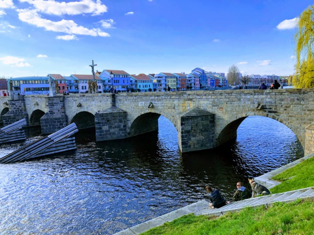 Le magnifique pont de Pisek /crédit photo JDL