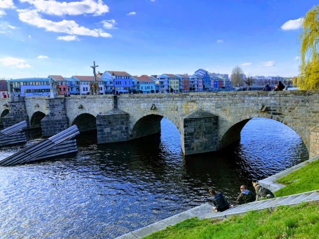 Le magnifique pont de Pisek /crédit photo JDL Le magnifique pont de Pisek /crédit photo JDL